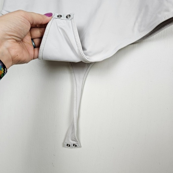 NEW Vitality Balance Athletica Allora Bodysuit XXL Grey High Neck NWT - Picture 7 of 9